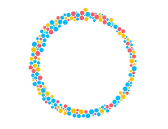 ForceSimulation - collision-detection