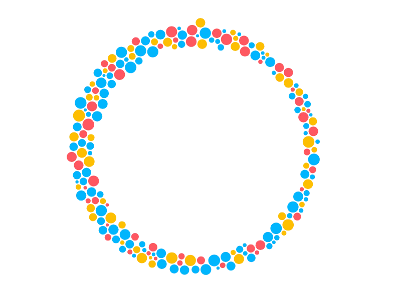ForceSimulation - collision-detection