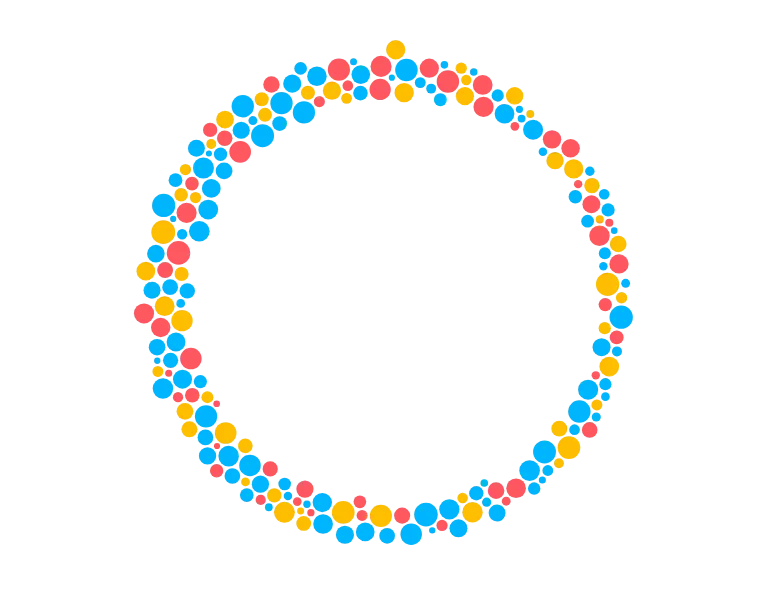 ForceSimulation - collision-detection